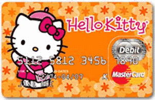 hello kitty credit card orange Hello Kitty credit card orange