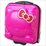 hello kitty luggage pink