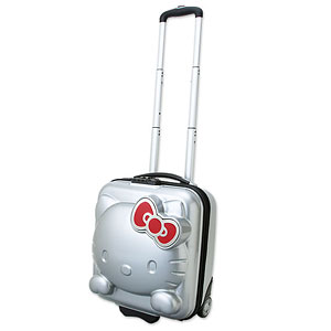 hello kitty luggage silver Hello Kitty suitcase