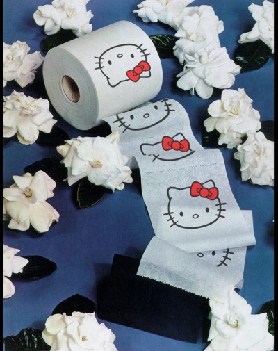 hello kitty toilet paper roll