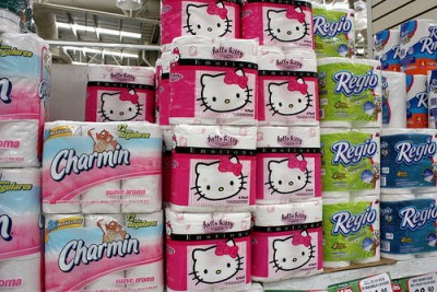 hello kitty toiletpaper Hello Kitty toilet paper