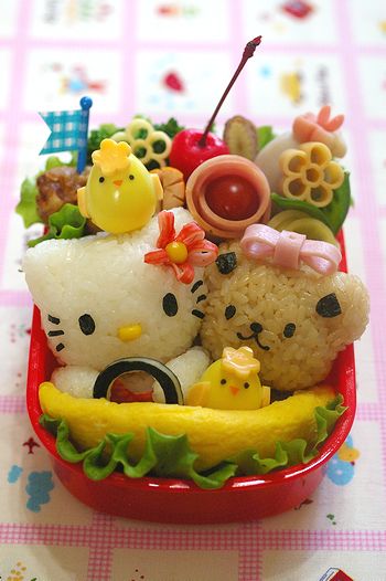 Hello Kitty cute bento cute Hello Kitty Japanese bento box