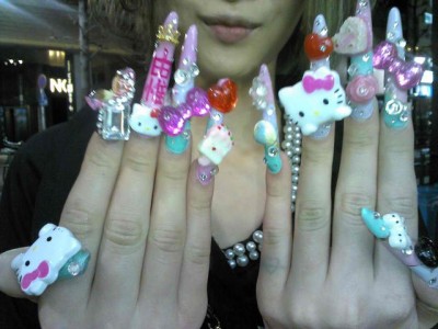 hello kitty fake fingernails hello kitty fake fingernails