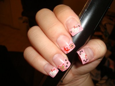 hello kitty nail painting hello kitty nail painting