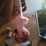 hello kitty curve bong