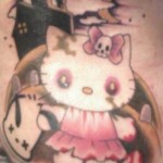 hello kitty pink zombie