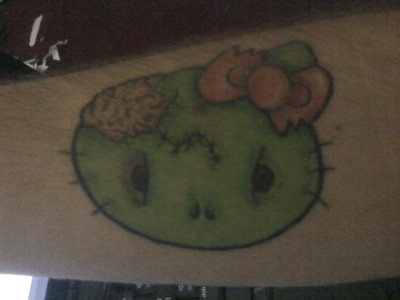 zombie man tattoo