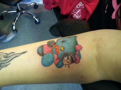 hello kitty zombie tattoo hello kitty zombie tattoo