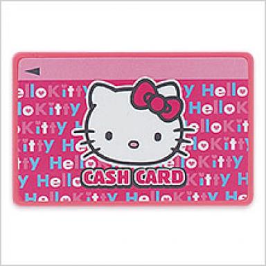  “Hello Kitty cash card” so you can take out your money just as easy as 