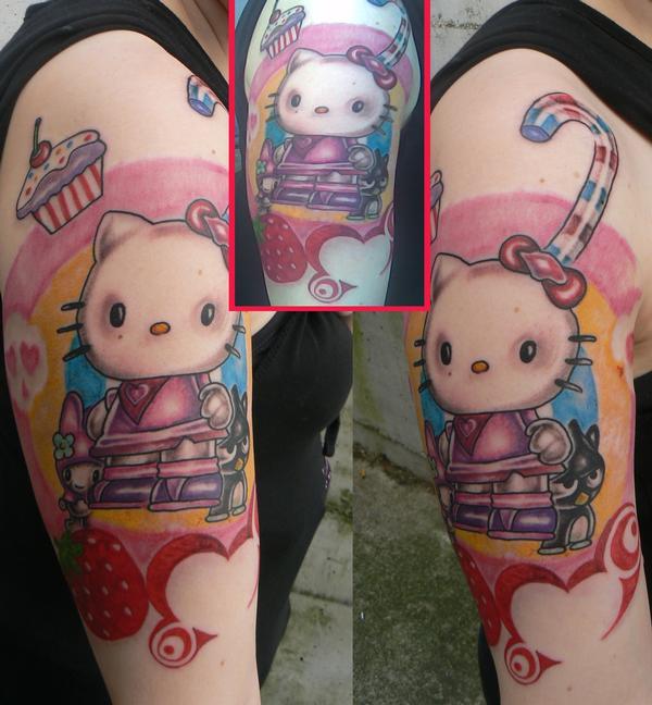 Hello Kitty Space Candy Tattoo