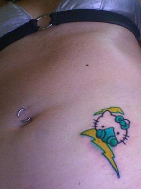Hello Kitty toxic tattoo