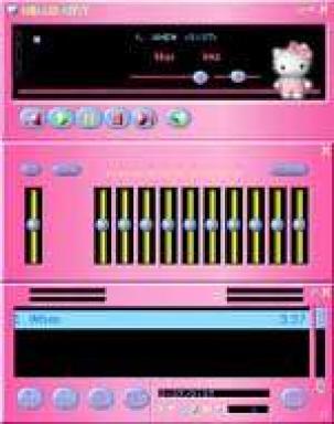 Hello Kitty WinAmp skin