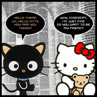 Yep, this sums Hello Kitty up pretty damn well…