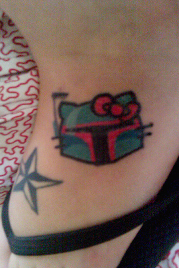 hello kitty boba fett tattoo Sent in by Merriam Popularity 31