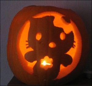 hello-kitty-ghost-pumpkin Hello Kitty ghost pumpkin