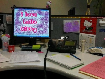 hello kitty cubicle hello kitty cubicle