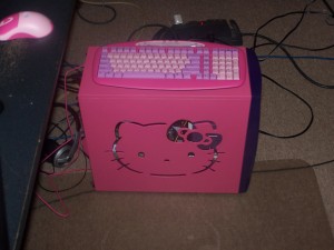 Hello Kitty Computer - Case Mod2