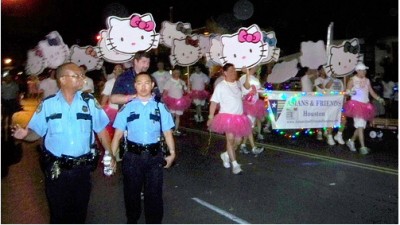 Hello Kitty demonstration march