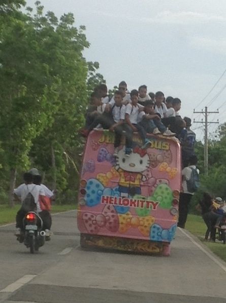 danger kids on bus