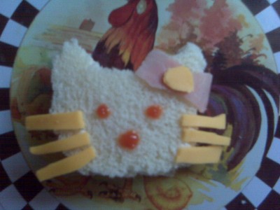hello kitty sandwich Hello Kitty sandwich