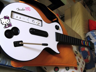 hello kitty wii guitar hero Hello Kitty guitar hero wii mod