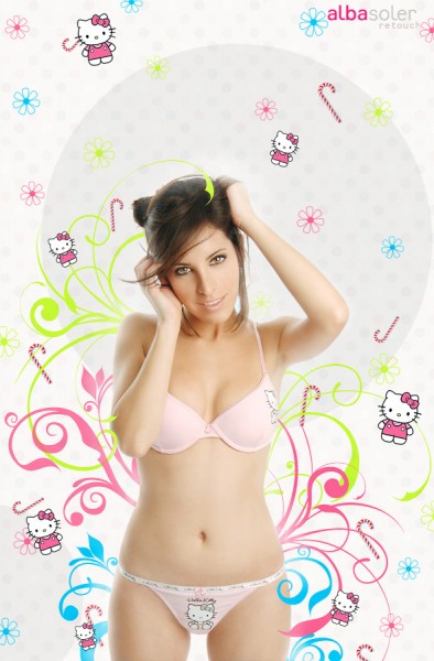 hello kitty bra and panties Hello Kitty bra and panties