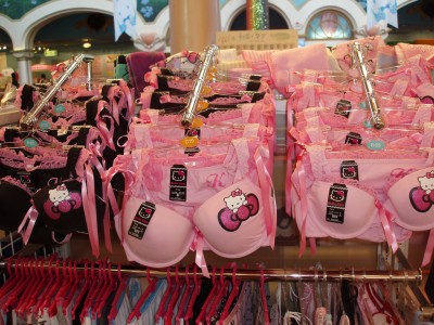 hello kitty bra and panties Hello Kitty push-up bras