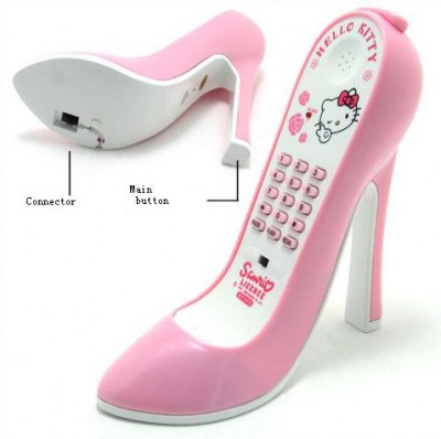 hello kitty high-heel phone Hello Kitty high heel shoe phone