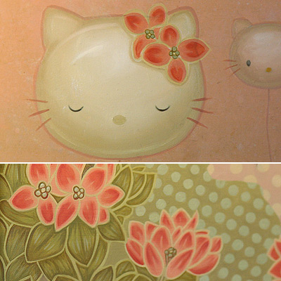 hello kitty three apples melissa Hello Kitty Melissa Haslam art