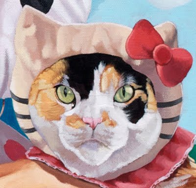 hello kitty three apples nate Hello Kitty Nate Frizzell art