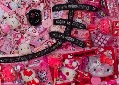 hello Kitty crap closeup Hello Kitty face closeup