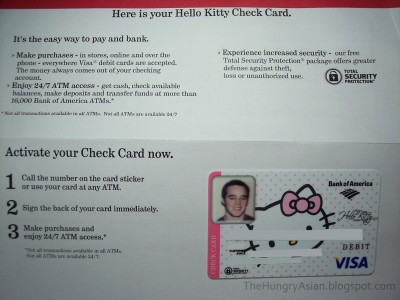 hello kitty check card Hello Kitty check card