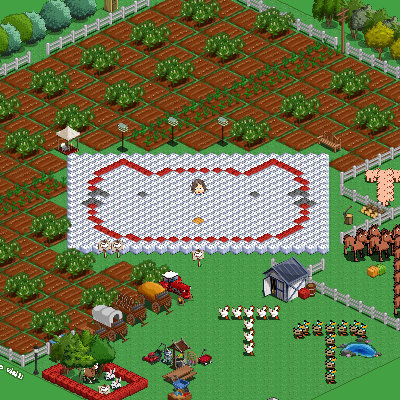 hello kitty face farmville Hello Kitty face in Farmville