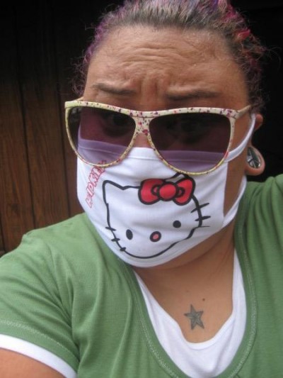hello kitty flu swine mask Hello Kitty H1N1 flu mask