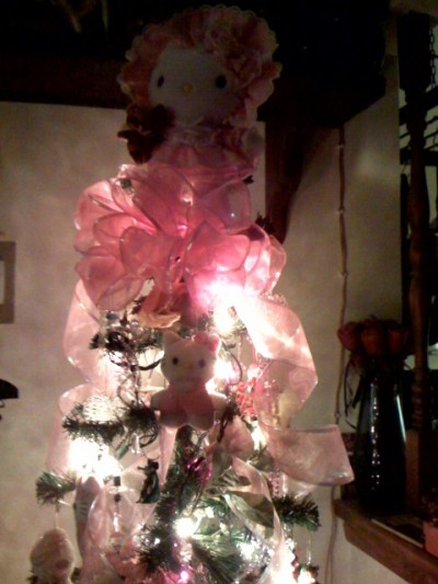 hello kitty Christmas tree topper hello kitty Christmas tree topper