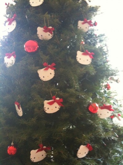 hello kitty christmas tree Hello Kitty xmas tree ornaments