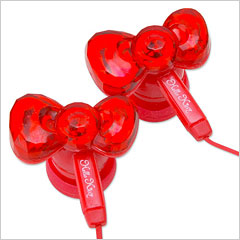 hello kitty earbuds bow Hello Kitty earbuds bow