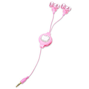 hello kitty earbuds pink Hello Kitty ear buds