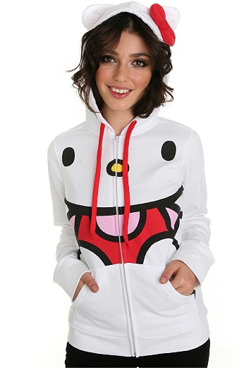 There could be no other possible explanation for the Hello Kitty hoodie…