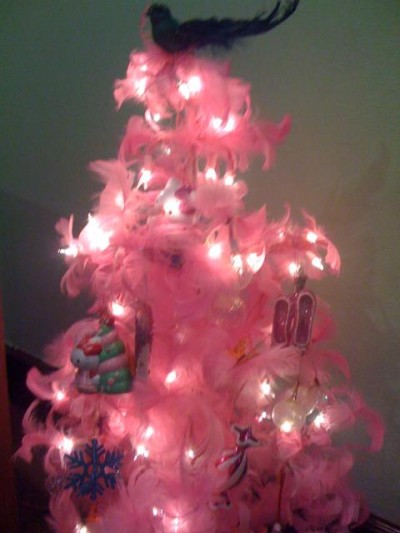 hello kitty pink tree Hello Kitty pink xmas tree