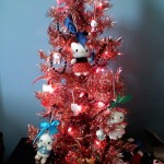 hello kitty pink xmas tree