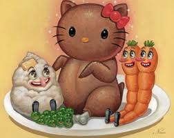 hello kitty thanksgiving dinner Hello Kitty Thanksgiving dinner turkey