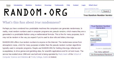 random number random number