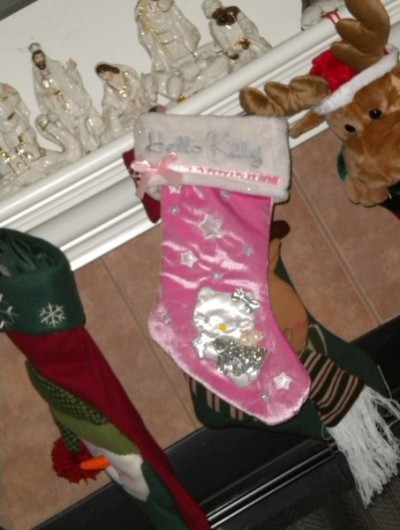 hello kitty Christmas stocking Hello Kitty Christmas stocking