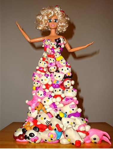 What is worse than Lady Gaga dressed in a Hello Kitty plush dress?