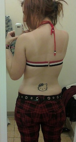 hello kitty tramp stamp tattoo hello kitty tramp stamp tattoo