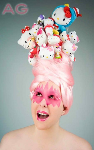 Hello Kitty wig Hello Kitty wig
