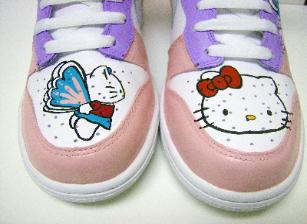 hello kitty nike air force ones hello kitty Nike air force ones