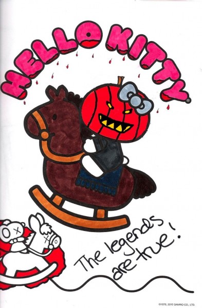 hello kitty coloring page headless horseman hello kitty coloring page headless horseman