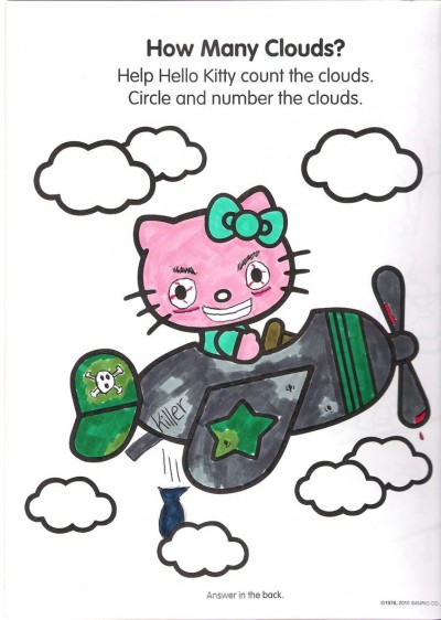 hello kitty coloring page pilot hello kitty coloring page pilot